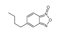 5-butyl-1-oxido-2,1,3-benzoxadiazol-1-ium结构式