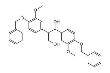 1,2-bis(3-methoxy-4-phenylmethoxyphenyl)propane-1,3-diol Structure