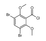 3,5-dibromo-2,6-dimethoxybenzoyl chloride结构式