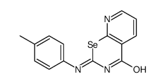 2-(4-methylanilino)pyrido[3,2-e][1,3]selenazin-4-one结构式