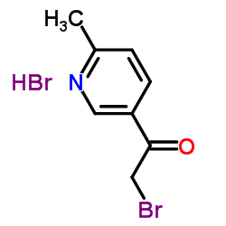 2-BROMO-1-(6-METHYL-PYRIDIN-3-YL)-ETHANONEHYDROBROMIDE picture