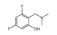 Phenol, 2-[(dimethylamino)methyl]-3,5-difluoro结构式