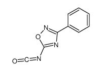 Isocyanic acid, 3-phenyl-1,2,4-oxadiazol-5-yl ester (7CI) Structure