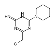 4-(chloromethyl)-6-piperidin-1-yl-1,3,5-triazin-2-amine Structure