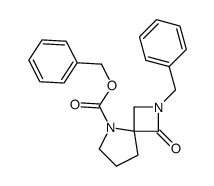 Benzyl 2-benzyl-1-oxo-2,5-diazaspiro[3.4]octane-5-carboxylate结构式