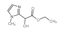 ethyl 2-hydroxy-2-(1-methylimidazol-2-yl)acetate结构式