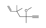 5-methoxy-3,3,5-trimethylhept-1-en-6-yne结构式