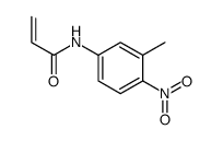 N-(3-METHYL-4-NITRO-PHENYL)-ACRYLAMIDE structure