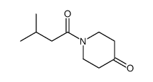 1-(3-methylbutanoyl)piperidin-4-one Structure