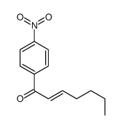 1-(4-nitrophenyl)hept-2-en-1-one结构式