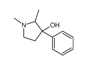 1,2-dimethyl-3-phenylpyrrolidin-3-ol Structure