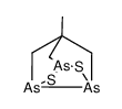 5-Methyl-1,3,7-triarsa-2,8-dithiatricyclo<3.3.1.03,7>nonan Structure