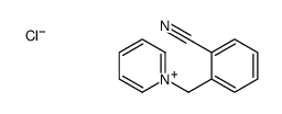 2-(pyridin-1-ium-1-ylmethyl)benzonitrile,chloride Structure