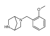 2,5-Diazabicyclo[2.2.1]heptane, 2-[(2-methoxyphenyl)methyl] Structure