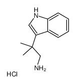 2-(1H-indol-3-yl)-2-methylpropan-1-amine,hydrochloride Structure
