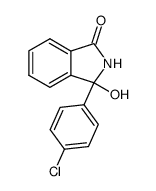3-(4-chlorophenyl)-3-hydroxyisoindolin-1-one Structure