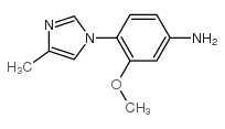 3-METHOXY-4-(4-METHYL-1H-IMIDAZOL-1-YL)ANILINE Structure