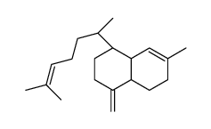 (4aR,8aR)-7-methyl-1-(6-methylhept-5-en-2-yl)-4-methylidene-2,3,4a,5,6,8a-hexahydro-1H-naphthalene Structure