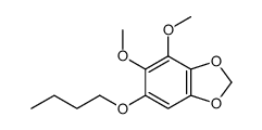 6-butoxy-4,5-dimethoxy-1,3-benzodioxole Structure