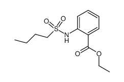 Aethyl-2-butansulfonamidobenzoat结构式