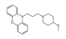 10-[3-(4-methoxypiperidin-1-yl)propyl]phenoxazine结构式