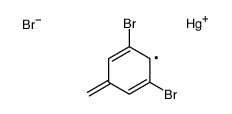 bromo-[(3,5-dibromophenyl)methyl]mercury结构式