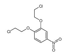 1,2-bis(2-chloroethoxy)-4-nitrobenzene Structure