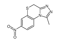 1-methyl-7-nitro-4H-[1,2,4]triazolo[3,4-c][1,4]benzothiazine Structure