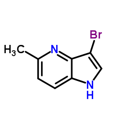 3-Bromo-5-methyl-1H-pyrrolo[3,2-b]pyridine Structure