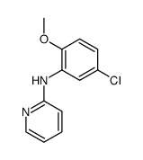 (5-chloro-2-methoxy-phenyl)-[2]pyridyl-amine结构式