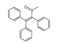 methyl 1,2,2-triphenylethenyl sulfide Structure