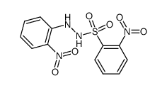 2-nitro-benzenesulfonic acid-[N'-(2-nitro-phenyl)-hydrazide] Structure