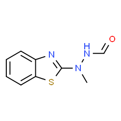 Hydrazinecarboxaldehyde, 2-(2-benzothiazolyl)-2-methyl- (9CI) structure