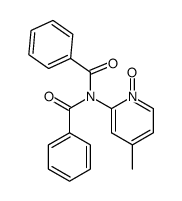 N-Benzoyl-N-(4-methyl-1-oxy-pyridin-2-yl)-benzamide Structure