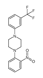 1-(2-nitrophenyl)-4-(3-(trifluoromethyl)phenyl)piperazine Structure