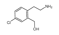 (2-(2-aminoethyl)-5-chlorophenyl)methanol Structure