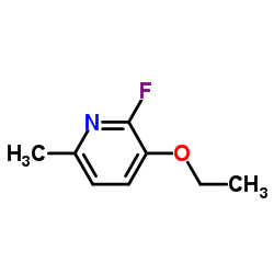 3-Ethoxy-2-fluoro-6-methyl-pyridine结构式