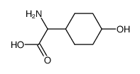 2-Amino-2-(4-hydroxycyclohexyl)acetic acid Structure