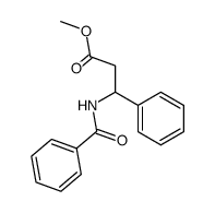 3-benzamido-3-phenylpropanoic acid methyl ester结构式