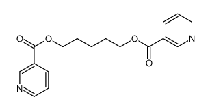 5-(pyridine-3-carbonyloxy)pentyl pyridine-3-carboxylate Structure