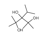 3-isopropyl-2,4-dimethyl-pentane-2,3,4-triol结构式