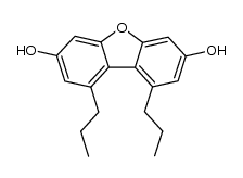 1,9-dipropyldibenzofuran-3,7-diol结构式