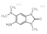 5-AMINO-6-DIMETHYLAMINO-1,3-DIMETHYL-1,3-DIHYDRO-BENZOIMIDAZOL-2-ONE Structure