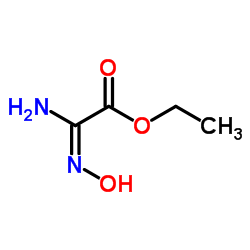 Ethyl (2E)-amino(hydroxyimino)acetate structure
