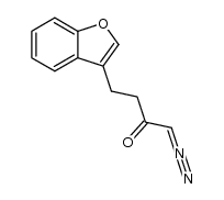 1-diazo-4-(3-benzofuryl)-2-butanone结构式