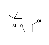 (2S)-3-{[叔丁基(二甲基)甲硅烷基]氧基}-2-甲基丙烷-1-醇结构式