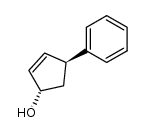 (1S*,4S*)-4-phenyl-2-cyclopenten-1-ol结构式