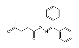 1-(((diphenylmethylene)amino)oxy)pentane-1,4-dione Structure