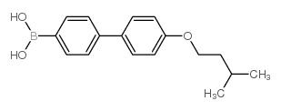 4-(4′-Isopentyloxyphenyl)phenylboronic acid structure