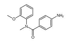 4-amino-N-(2-methoxyphenyl)-N-methylbenzamide Structure